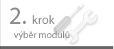 2. krok | výběr modulů